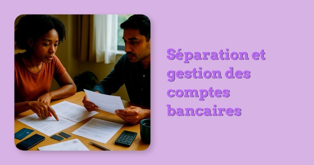 Séparation et gestion des comptes bancaires