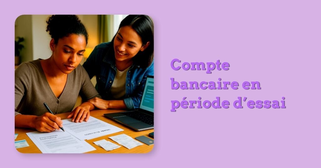 Compte bancaire en période d’essai