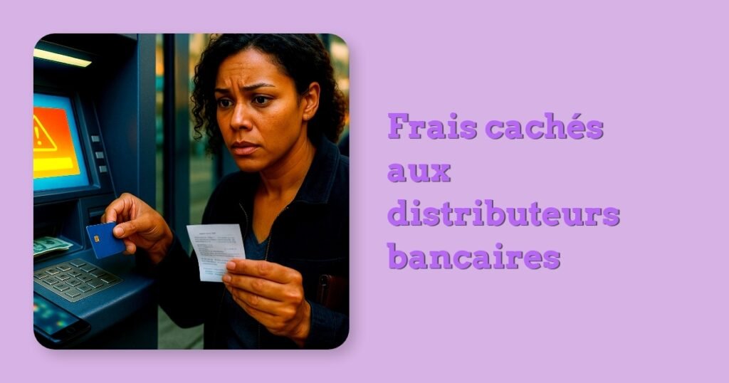 Frais cachés aux distributeurs bancaires